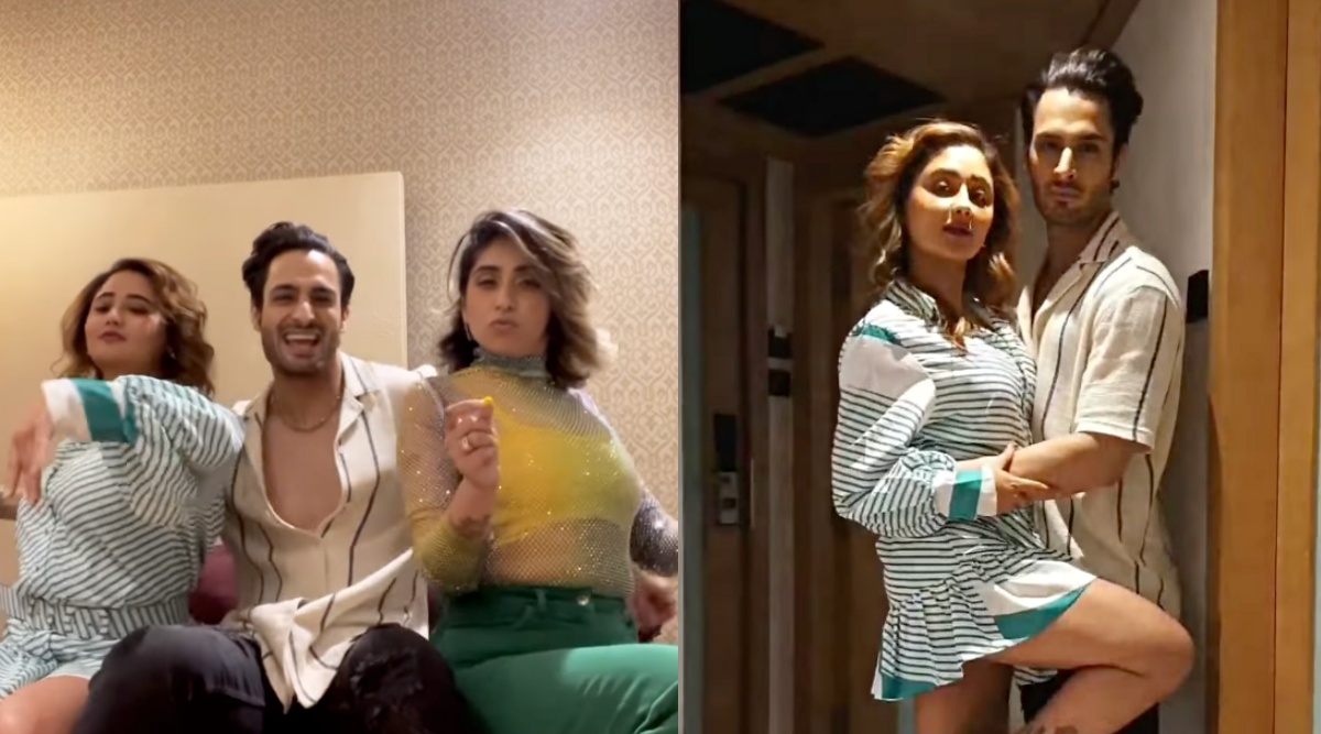 Riyaz Khan Sex - Rashami Desai, Umar Riaz dance on Pushpa's Oo Antava, Neha Bhasin and Rajiv  Adatia make special appearances. Watch video | The Indian Express