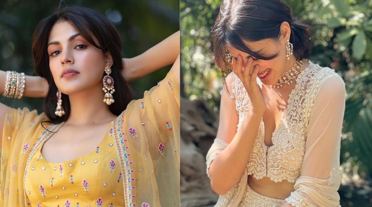 Rhea Chakraborty appears to be stunning on this summertime-ideal wedding ceremony ensemble