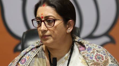 Union minister Smriti Irani