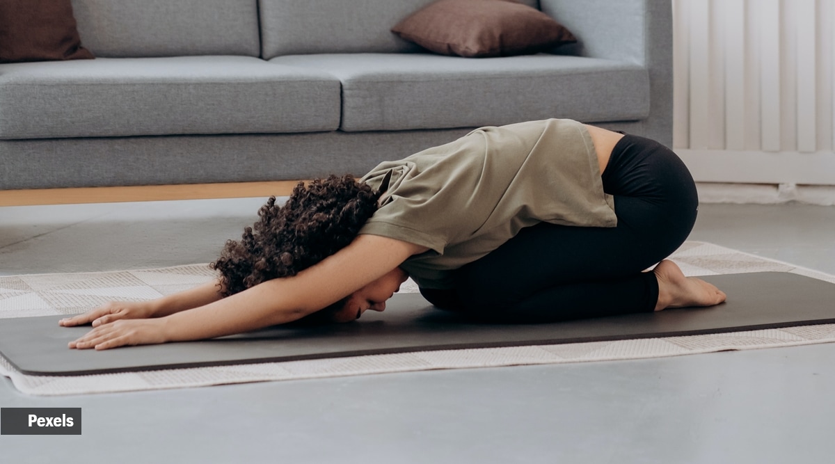 stretching