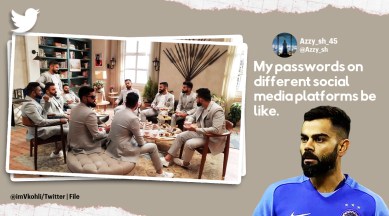 Virat Kohli, Virat Kohli doppelgangers, virat kohli lookalike, virat kohli memes, kohli vivo memes, kohli lookalike jokes, indian express