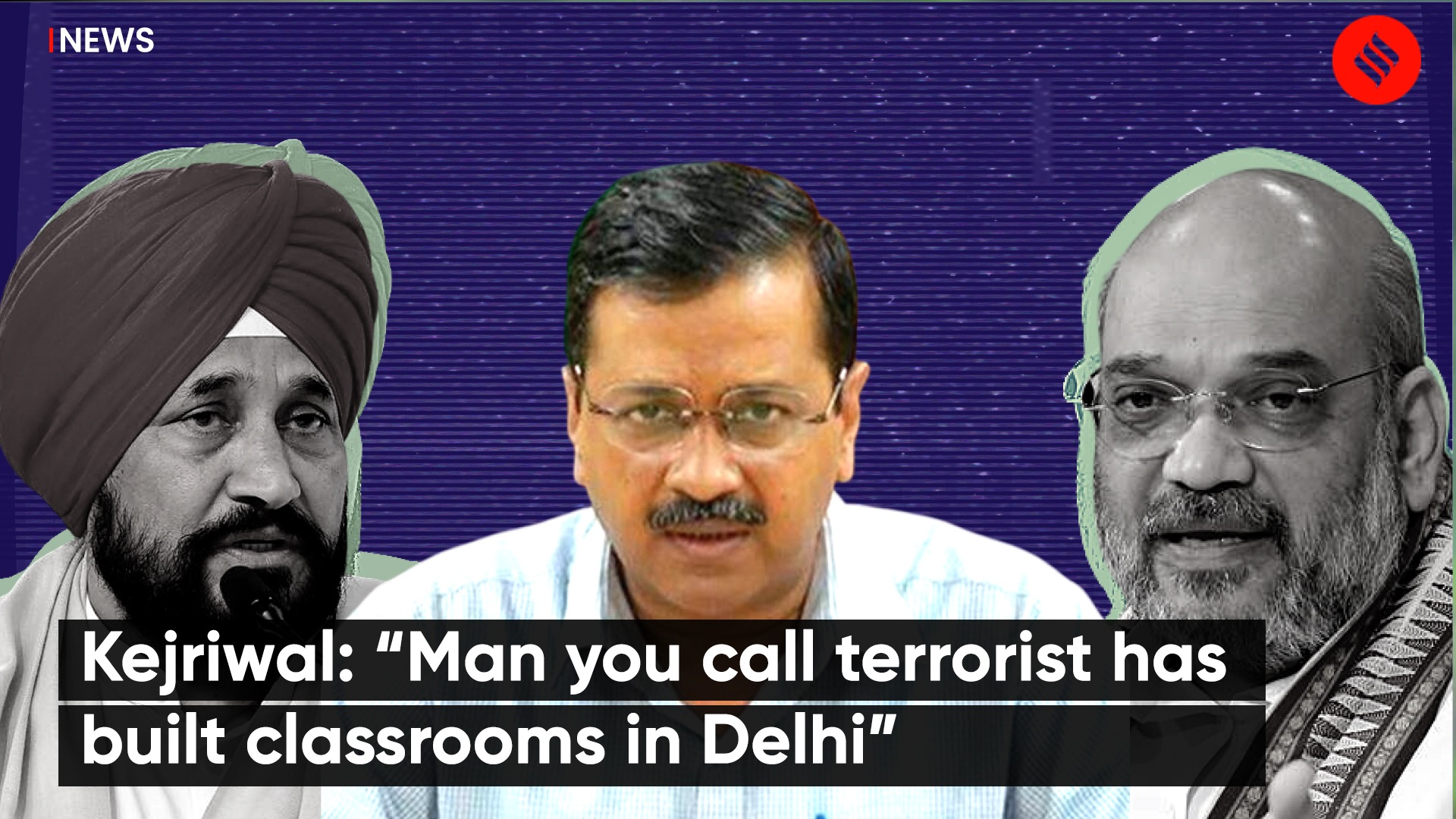 Aap Chief Hits Back Man You Call Terrorist Has Built 12430 Smart ...