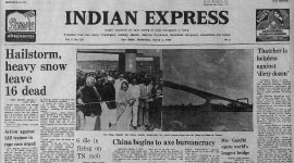 Indira Gandhi, Bihar, PM In Bihar, Snow, rain, hail and strong winds, Akali Dal, Parkash Singh Badal, Railways In Trouble, Railway Budget, Indian express, Opinion, Editorial