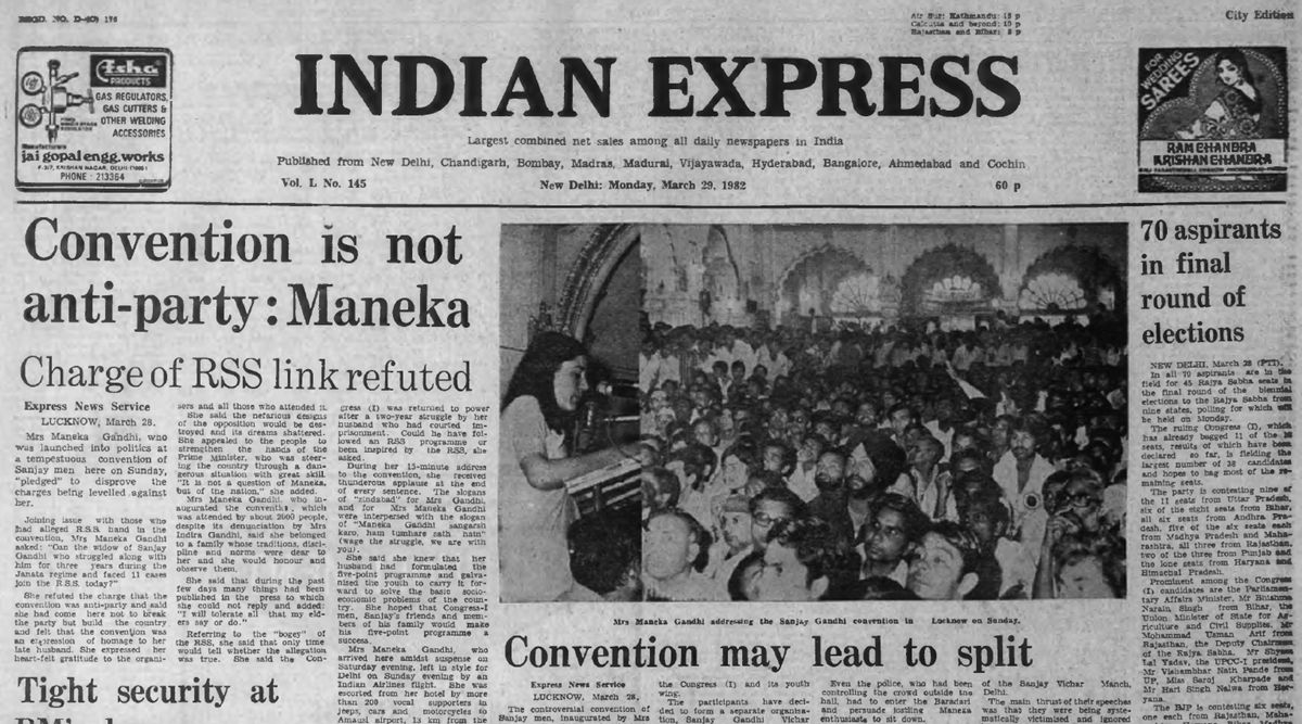 March 29, 1982, Forty Years Ago Ershad’s ultimatum The Indian Express