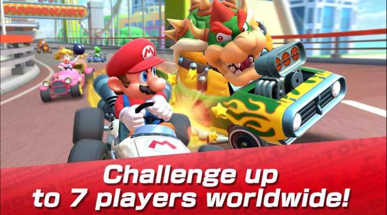 meilleurs jeux de course mobiles, mario kart tour,