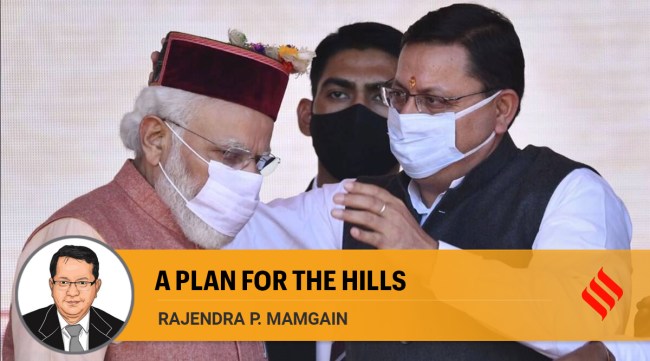 Prime Minister Narendra Modi with Uttarakhand CM Pushkar Singh Dhami (PTI/File)