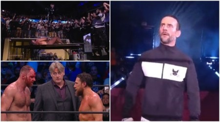 Glimpses from AEW Revolution 2022. (Twitter/All Elite Wrestling)