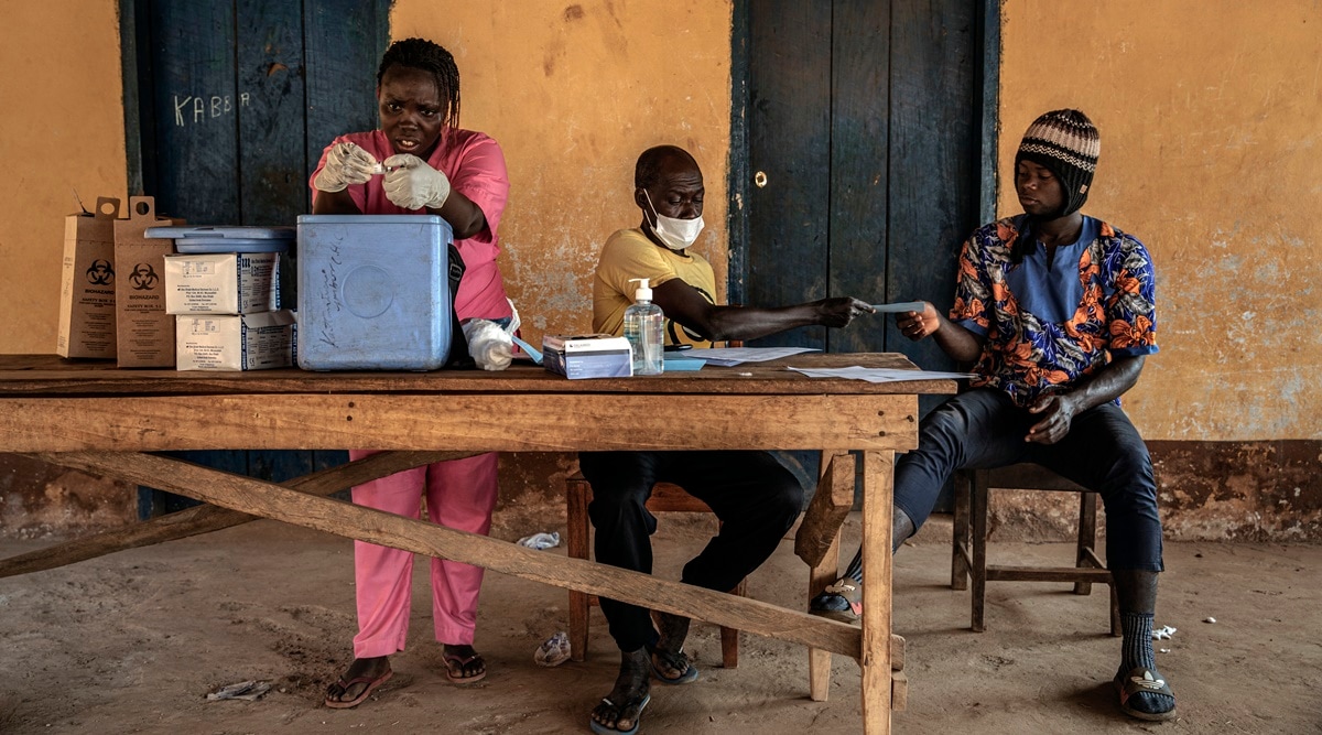 Africa vaccination, Africa covid vaccination, Covid vaccination push in Africa, Africa mix of shots, world news, Indian express