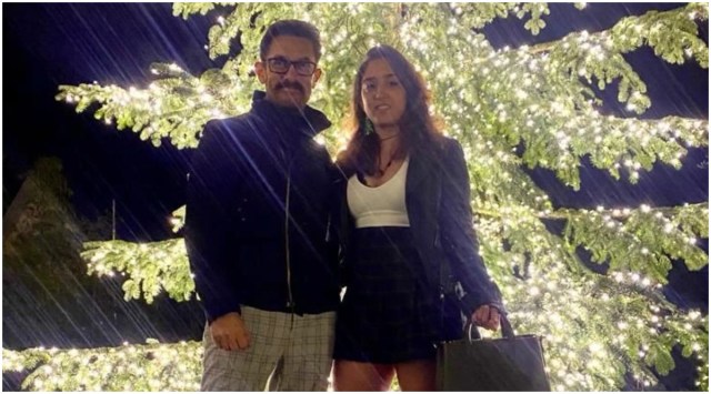 Aamir Khan with daughter Ira Khan