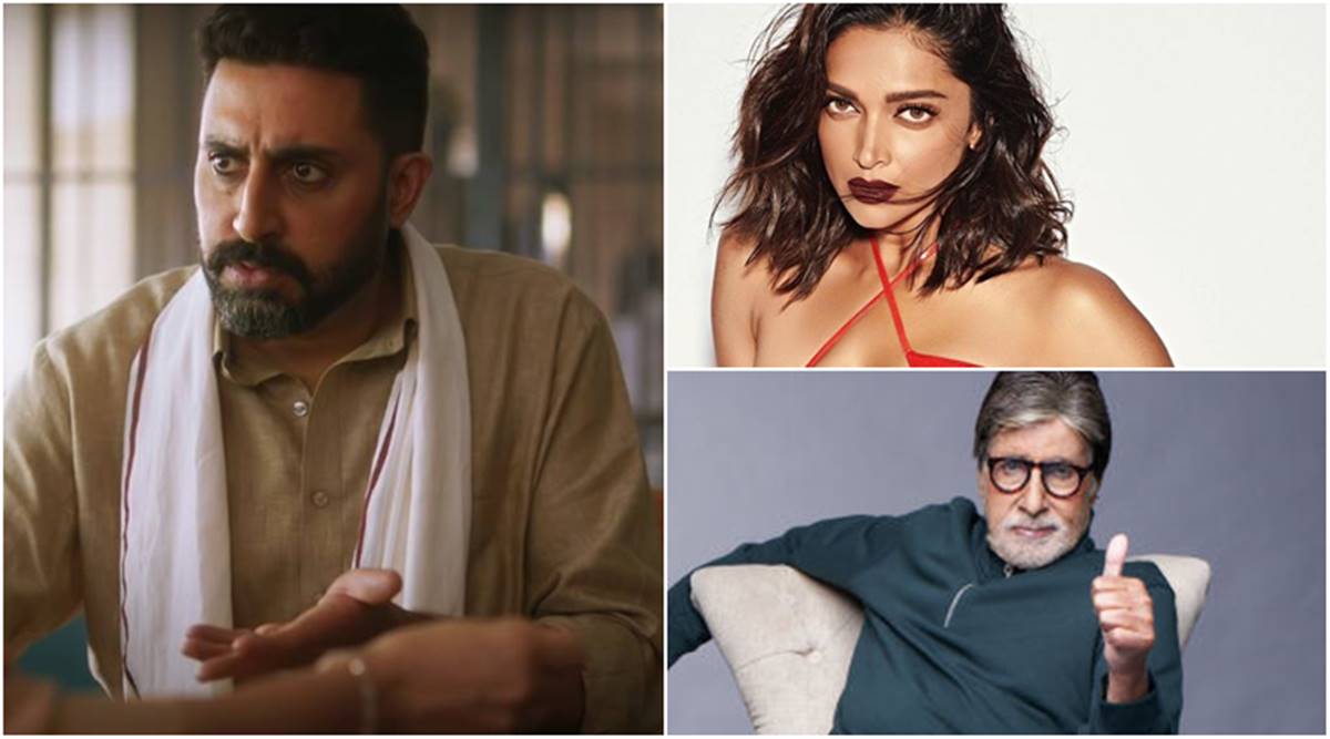 amitabh bachchan, abhishek bachchan, deepika padukone on dasvi