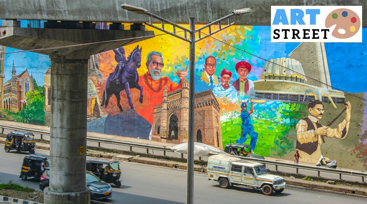 Mumbai Art Street: A mural on the city's 'Mumbainess' | Mumbai ...