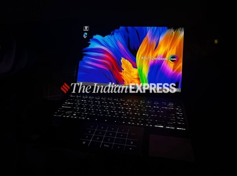 Asus Zenbook 14 flip OLED review, zenbook 14 flip oled numberpad,