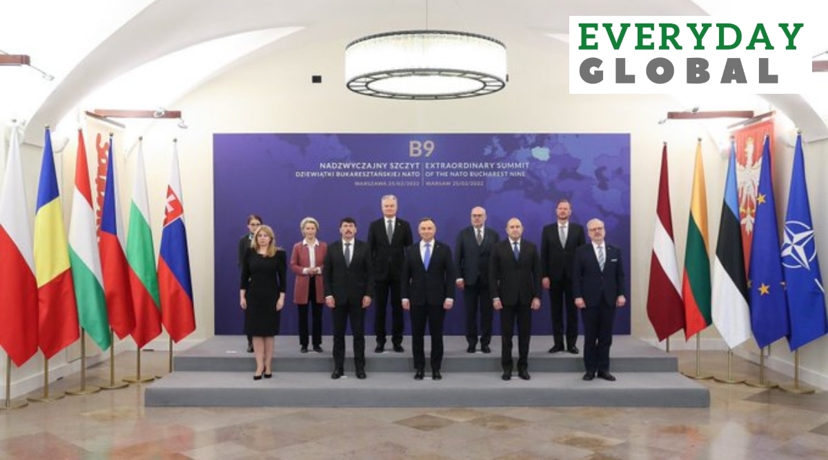 Image from the Bucharest Nine Summit held in Warsaw in February.(Photo: Twitter/@PLPermRepEU)
