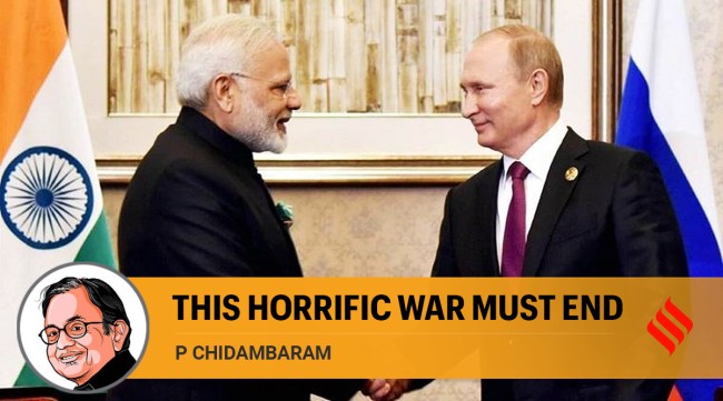 Prime Minister Narendra Modi with Russian President Vladimir Putin. (PTI/File)