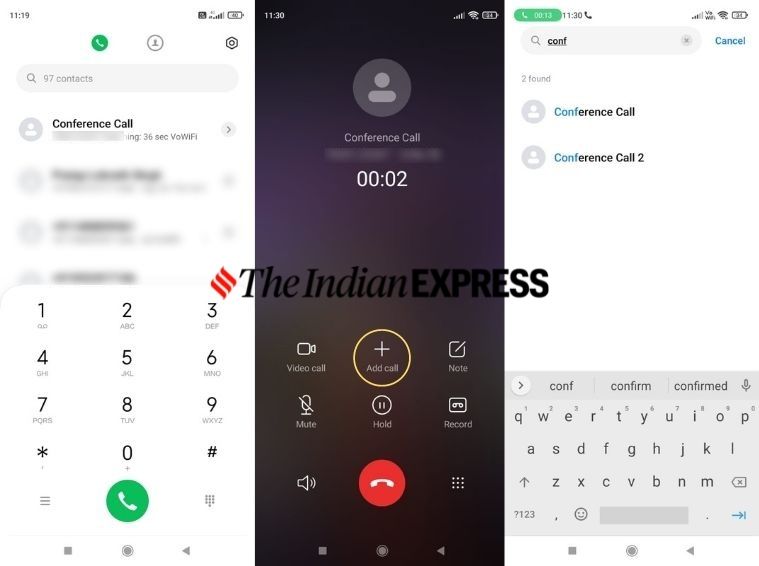 How to conference call on Android