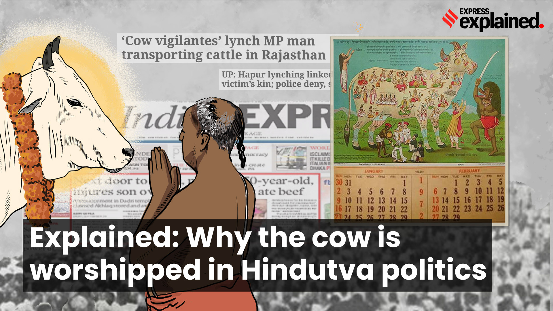 explained-why-the-cow-is-worshipped-in-hindutva-politics-the-indian-express