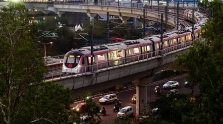 Delhi: Halt station for Green and Pink Metro lines