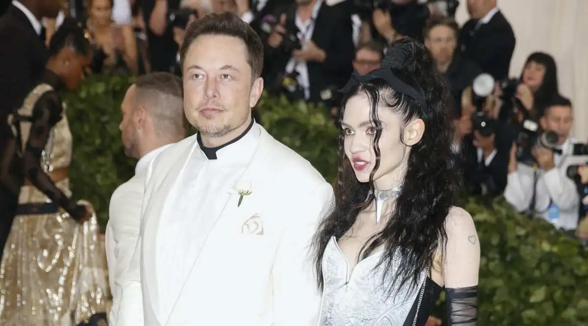 Grimes and Elon Musk, Grimes and Elon Musk relationship timeline, Grimes and Elon Musk news, Grimes and Elon Musk baby, Grimes and Elon Musk second baby, Grimes and Elon Musk parenting, are Grimes and Elon Musk a couple, indian express news