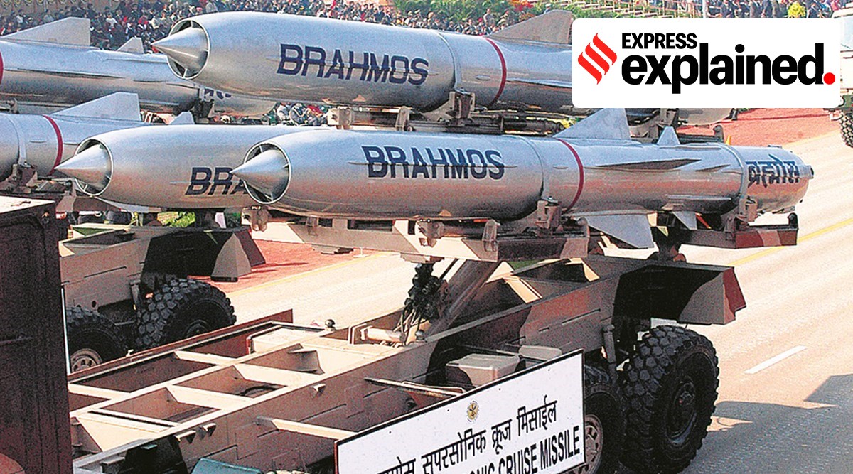 While neither India nor Pakistan has specified the type of missile that was fired, experts believe that the trajectory and other aspects carry the signature of a BrahMos missile. (Express Archive)
