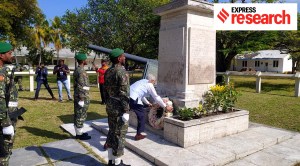 Memorial on Maldives’ Addu Atoll: remembering the dead of World War 2