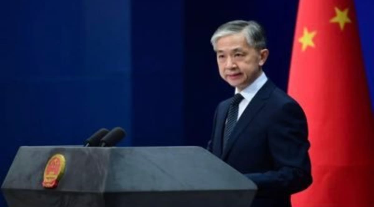 Chinese Foreign Ministry spokesman Wang Wenbin. (Twitter)