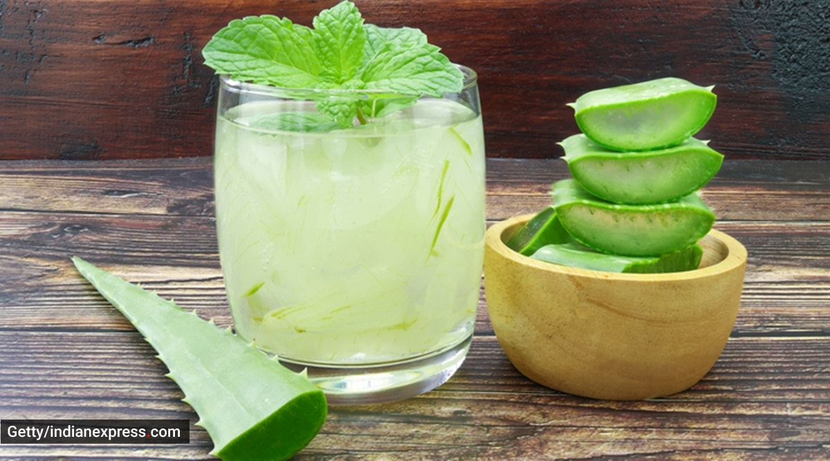 Want to lose winter weight? Try this healthy aloe vera juice | Health News  - The Indian Express
