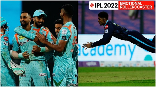 Gujarat Titans beat Lucknow Super Giants by 5 wickets. ( Photos by Saikat Das / Sportzpics for IPL)