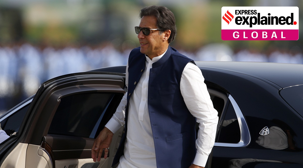 Pakistan's Prime Minister Imran Khan arrives to attend a military parade to mark Pakistan National Day in Islamabad, Pakistan, Wednesday, March 23, 2022. (Reuters Photo/File)