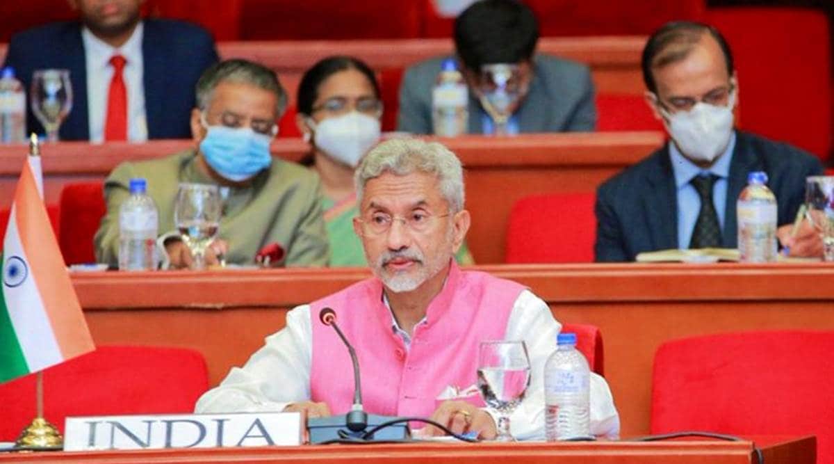 Jaishankar, BIMSTEC, Jaishankar at BIMSTEC, Jaishankar on cyber attacks, Jaishankar on terrorism, Jaishankar Sri Lanka, India news, Indian express