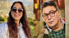 Juhi Chawla and Rishi Kapoor