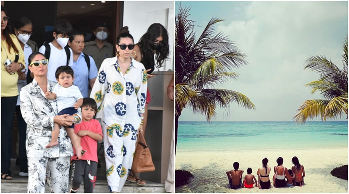 Kareena Kapoor Ki Chut Ki Chudai Ka Video Film - Kareena Kapoor Khan is back in Mumbai after spending 'spring break' in  Maldives with Karisma, Taimur, Jeh. See photos | Entertainment News,The  Indian Express