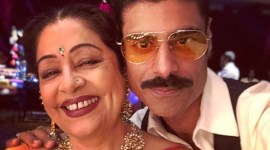 kirron kher with sikander kher