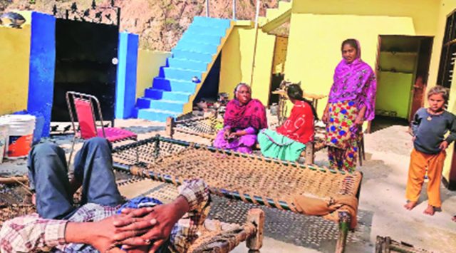 Bholi kaur and family at Masol village, Mohali. 