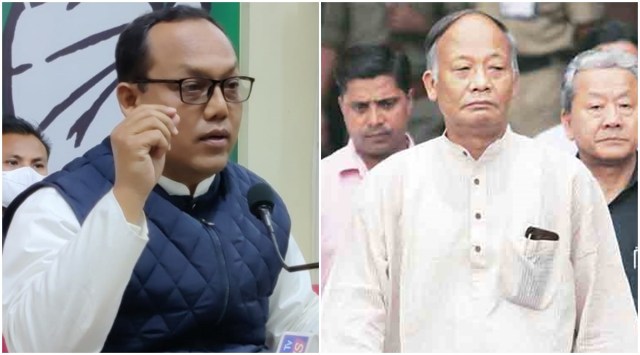Keisham Meghachandra Singh (Twitter/@BupendaMeitei) and Okram Ibobi Singh (File).