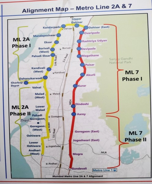 Mumbai New Metro Map Mumbai To Get 2 New Metro Lines This Year To Connect Western Suburbs |  Cities News,The Indian Express