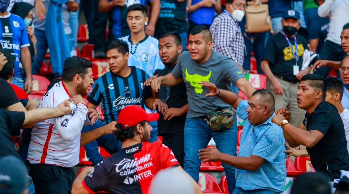 Mexico Soccer match, Brawl, Mexico Brawl