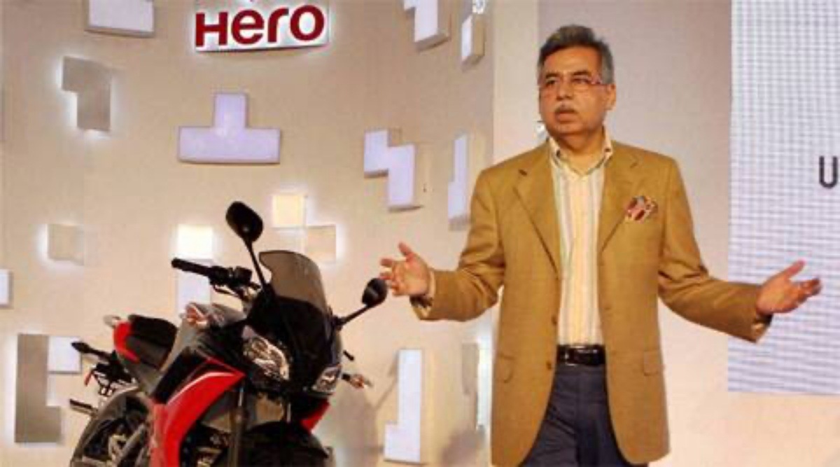 Chairman and CEO of the group Pawan Munjal in Gurugram, Haryana. (File)