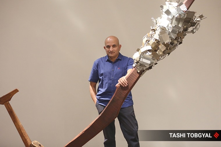 NS Harsha at the Vadehra Art Gallery