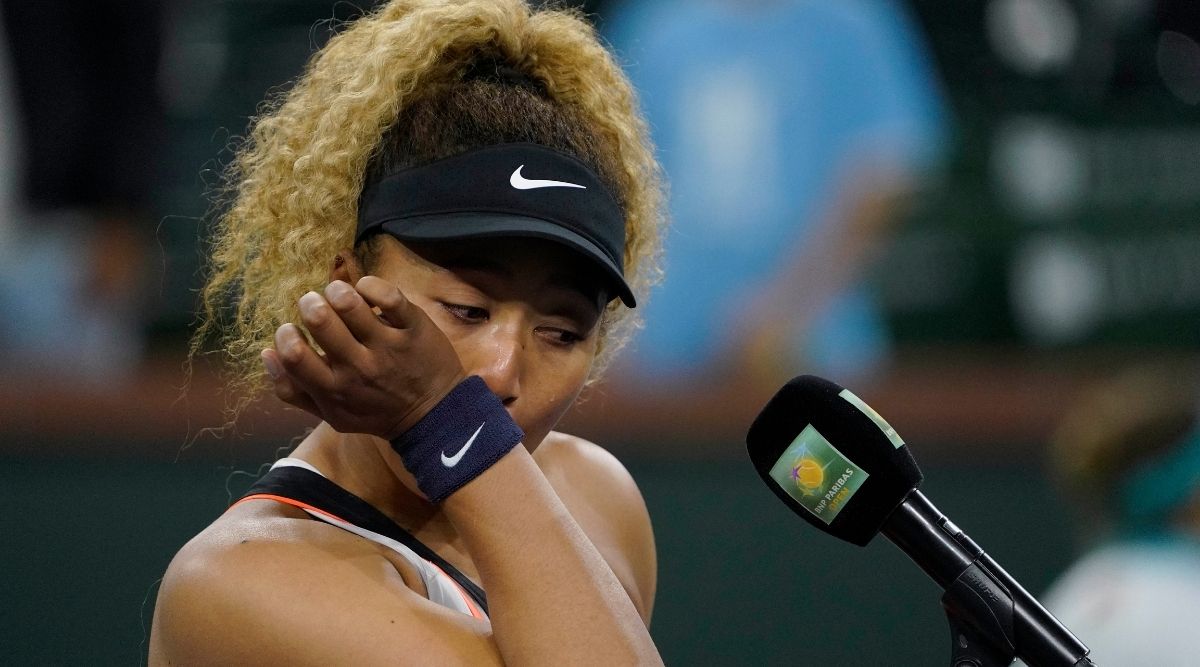 Shaken by ridicule, weeping Naomi Osaka falls from Indian Wells