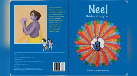 Neel, Neel book, book on Krishna Neel, Neel authors Vineeta and Arvind Kanoria, Vineeta Kanoria interview, children's book Neel, indian express news