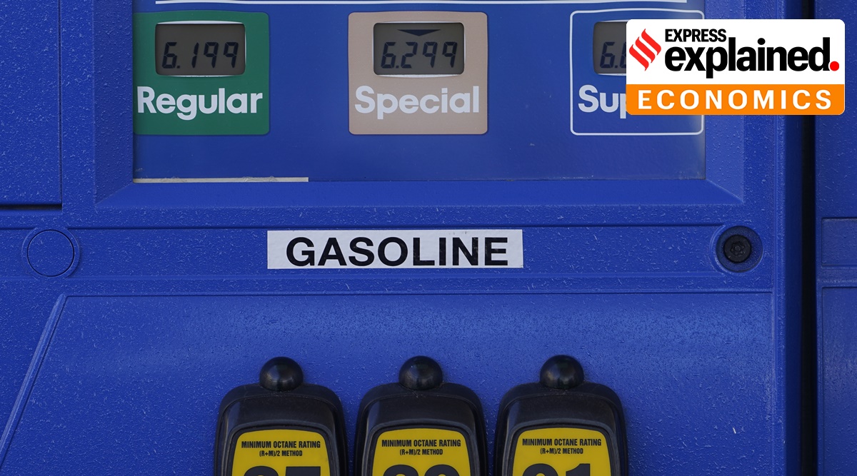 High gasoline prices are posted at a Mobil gas station following Russia's invasion of Ukraine, in California on Friday. (Photo: AP)