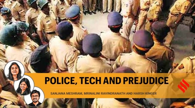 The Indore Police Commissioner recently unveiled a 'fingerprint-based criminal record data fetching system'. The small thumb impression machine can be added to a phone to capture fingerprints at checking points, public spaces, etc. (File)