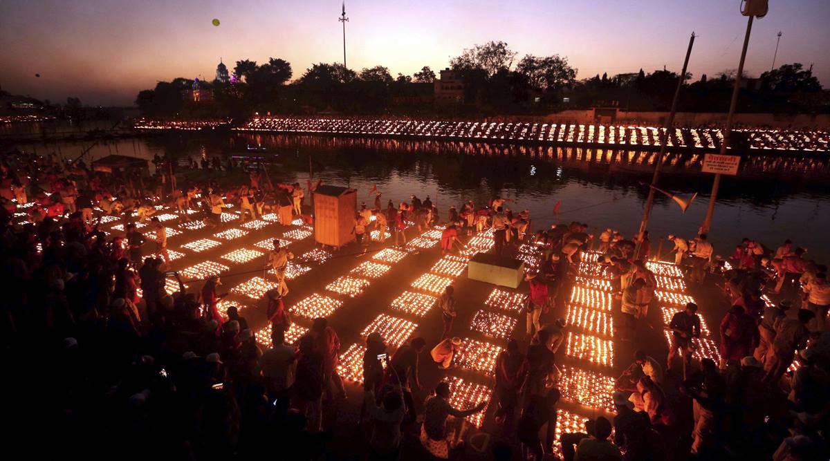 Ujjain Guinness world record of largest display of oil lamps Archives