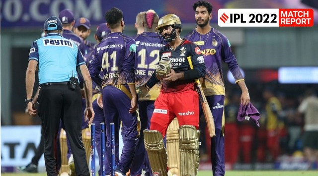 Royal Challengers Bangalore defeated Kolkata Knight Riders by 3 wickets at the DY Patil Stadium in Mumbai on the 30th March 2022. (Photo by Rahul Gulati / Sportzpics for IPL)