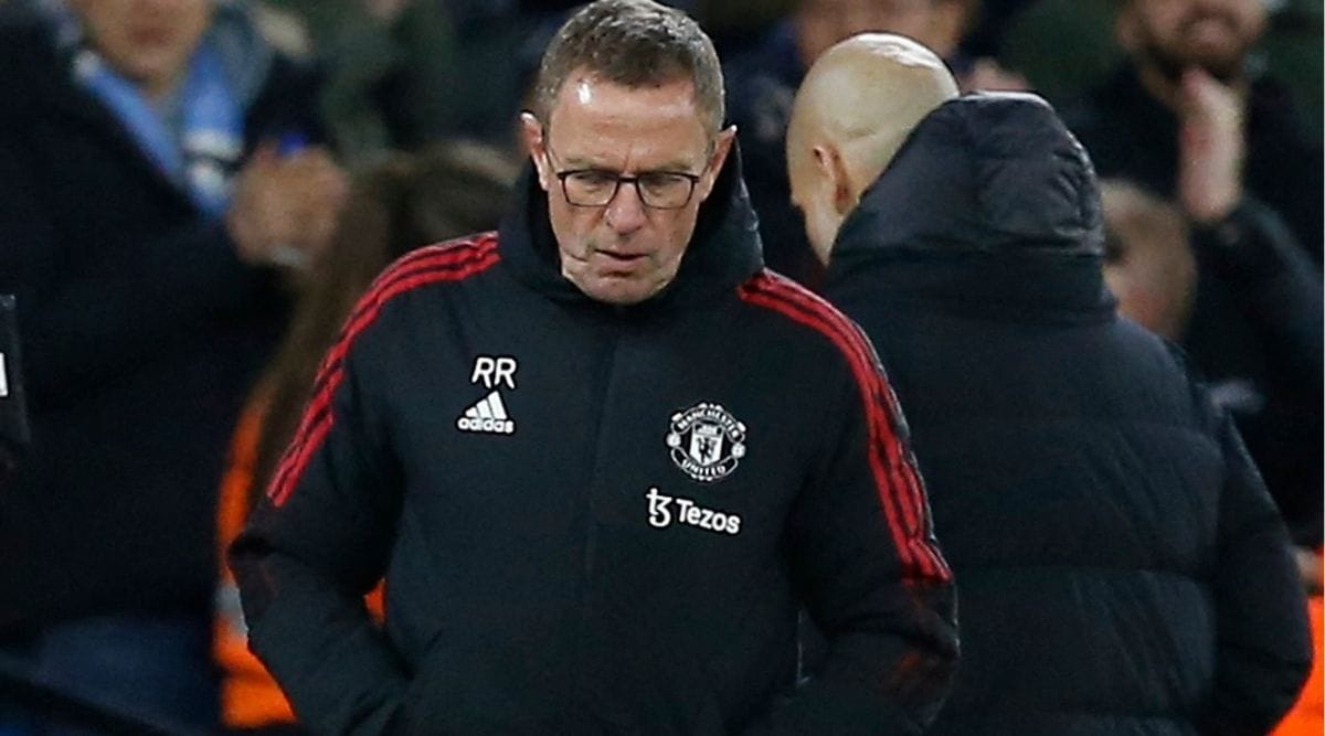 Manchester United’s manager Ralf Rangnick rejects
