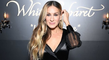sarah jessica parker, oscar de la renta and just like that premiere