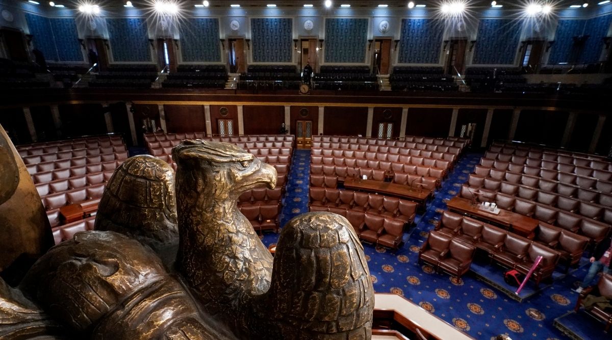 The chamber of the House of Representatives is seen at the Capitol in Washington. (AP Photo/J. Scott Applewhite)