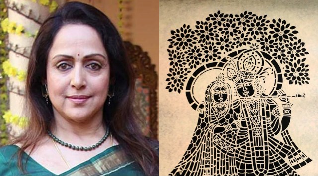 Hema Malini sought support for Sanjhi artists. ( Source: file Photo; sanjhipapercutting/Instagram)