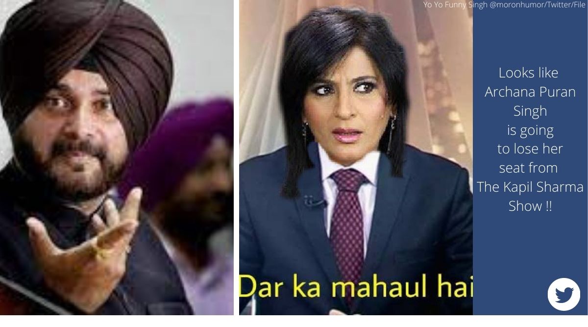 Archana Puran Singh memes, Navjot Singh Sidhu, Punjab polls, Sidhu defeat, The Kapil Sharma show, indian express