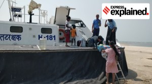 Sri Lankan nationals, all Tamils from the Jaffna and Mannar regions, reach Tamil Nadu on Tuesday. (Photo: Twitter/@IndiaCoastGuard)
